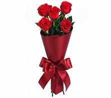 Букет 5 Красных роз Эдлесс Лав в Новоржеве