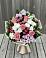 Букет цветов из: Альстромерии, Гвоздики, Розы и Хризантемы в Новоржеве