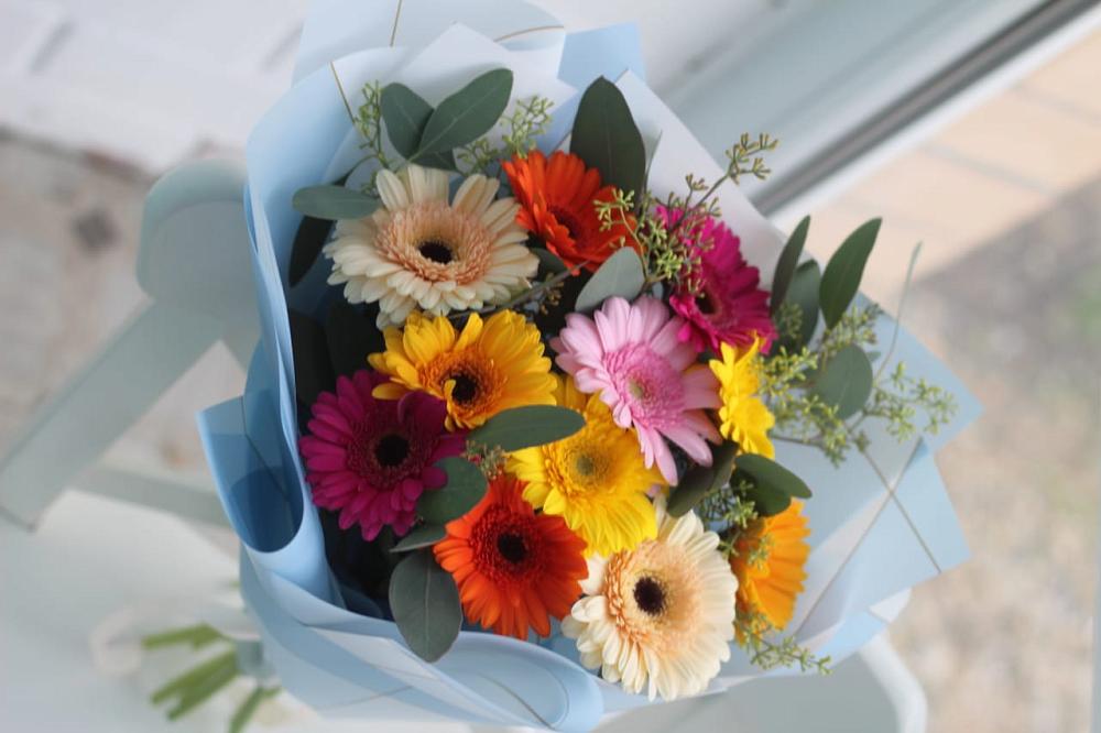 Букет цветов из: Герберы в Новоржеве