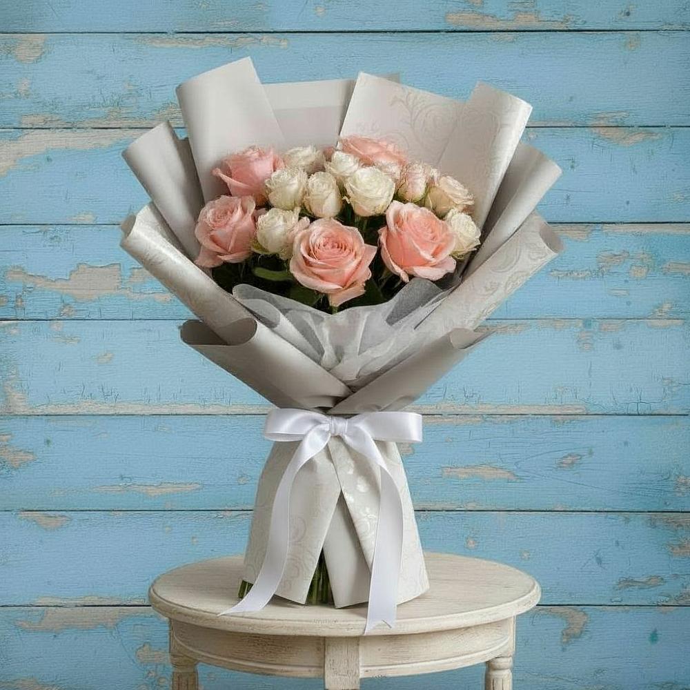 Букет цветов из: Розы в Новоржеве