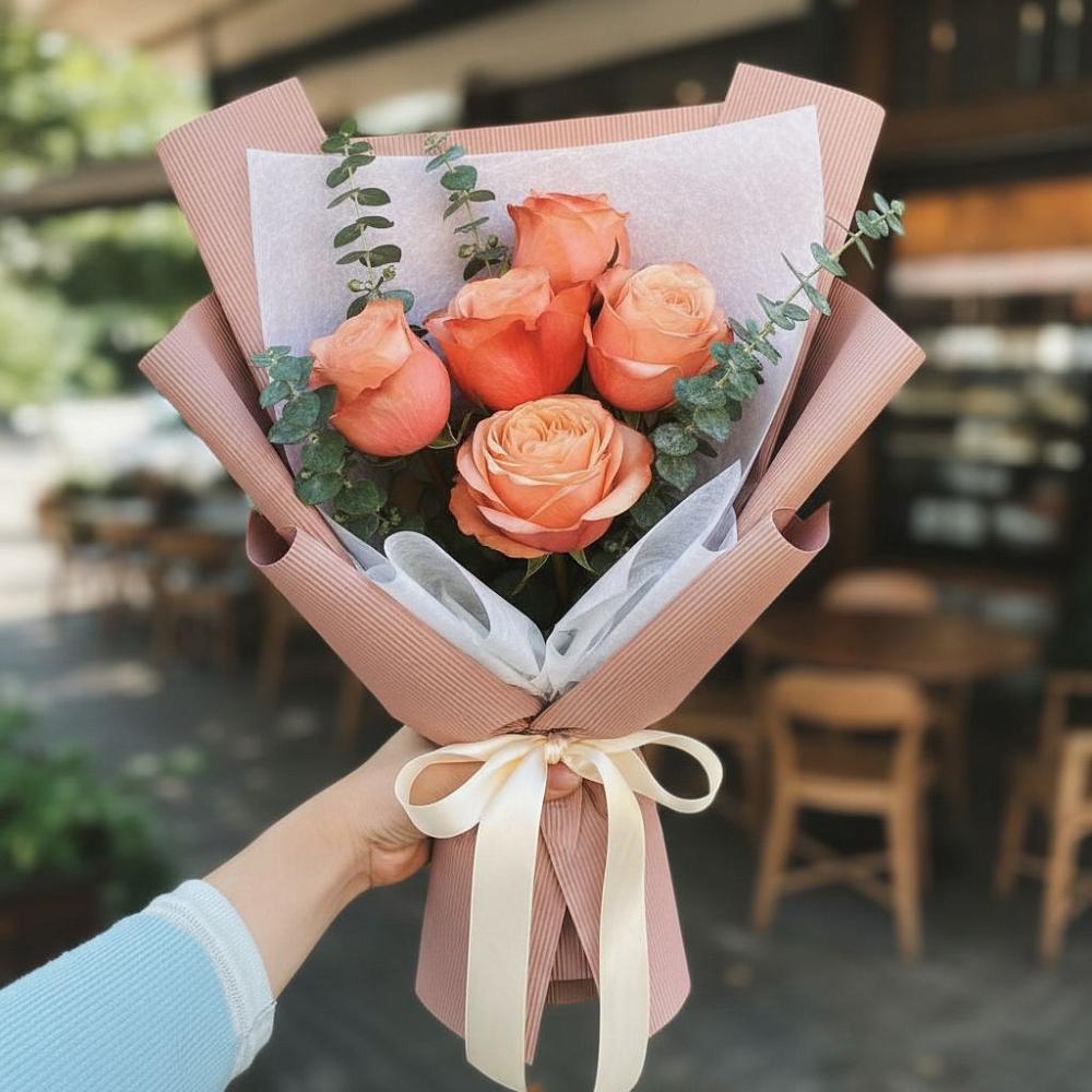 Букет цветов из: Розы в Новоржеве