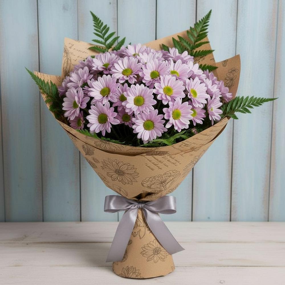 Букет цветов из: Хризантемы в Новоржеве