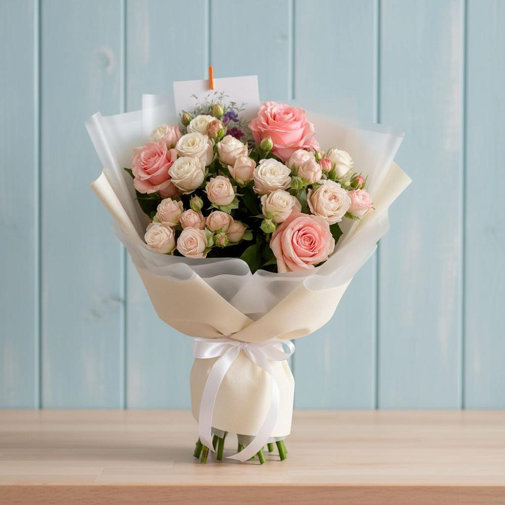 Букет цветов из: Розы в Новоржеве