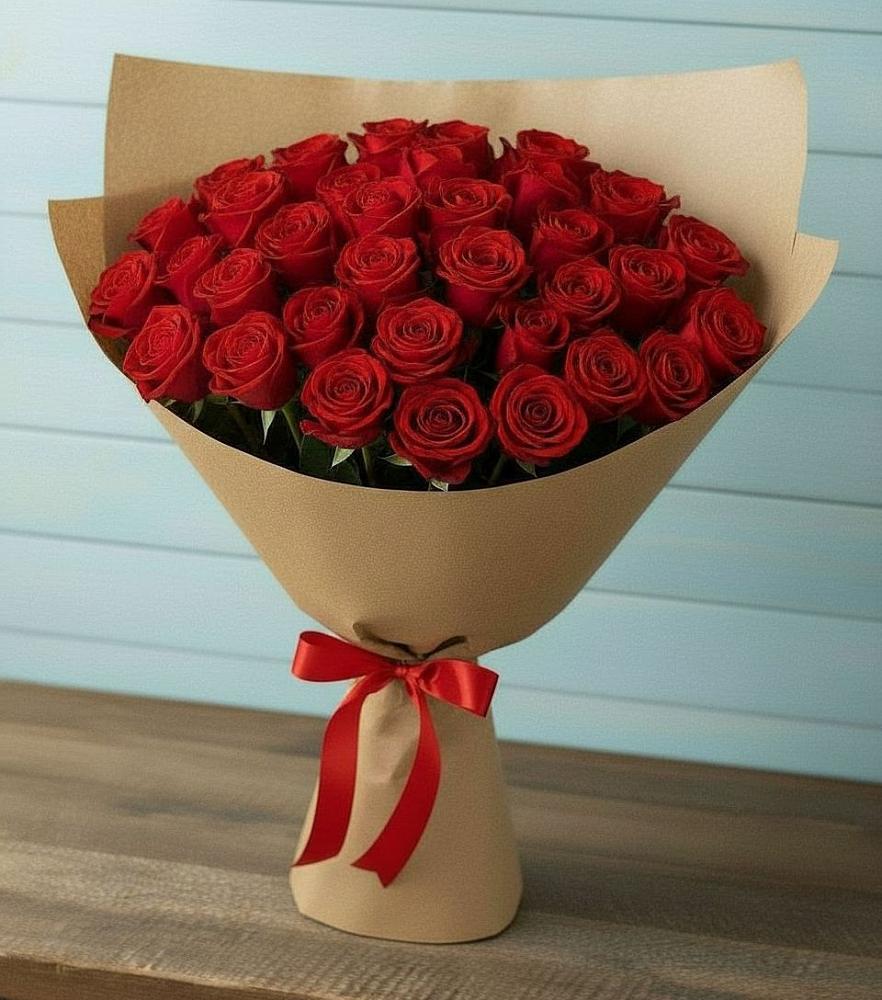 Букет Красные розы Милано в Новоржеве