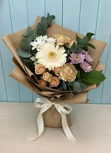 Букет цветов из:  Герберы и Хризантемы в Новоржеве