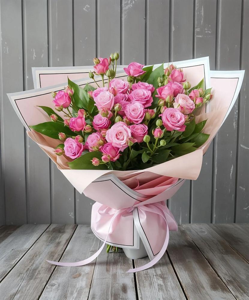 Букет Розовый кустик в Новоржеве