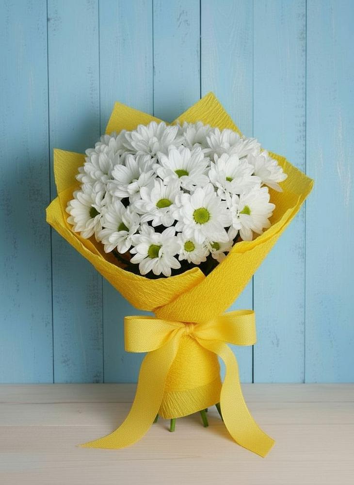 Букет цветов из: Хризантемы в Новоржеве