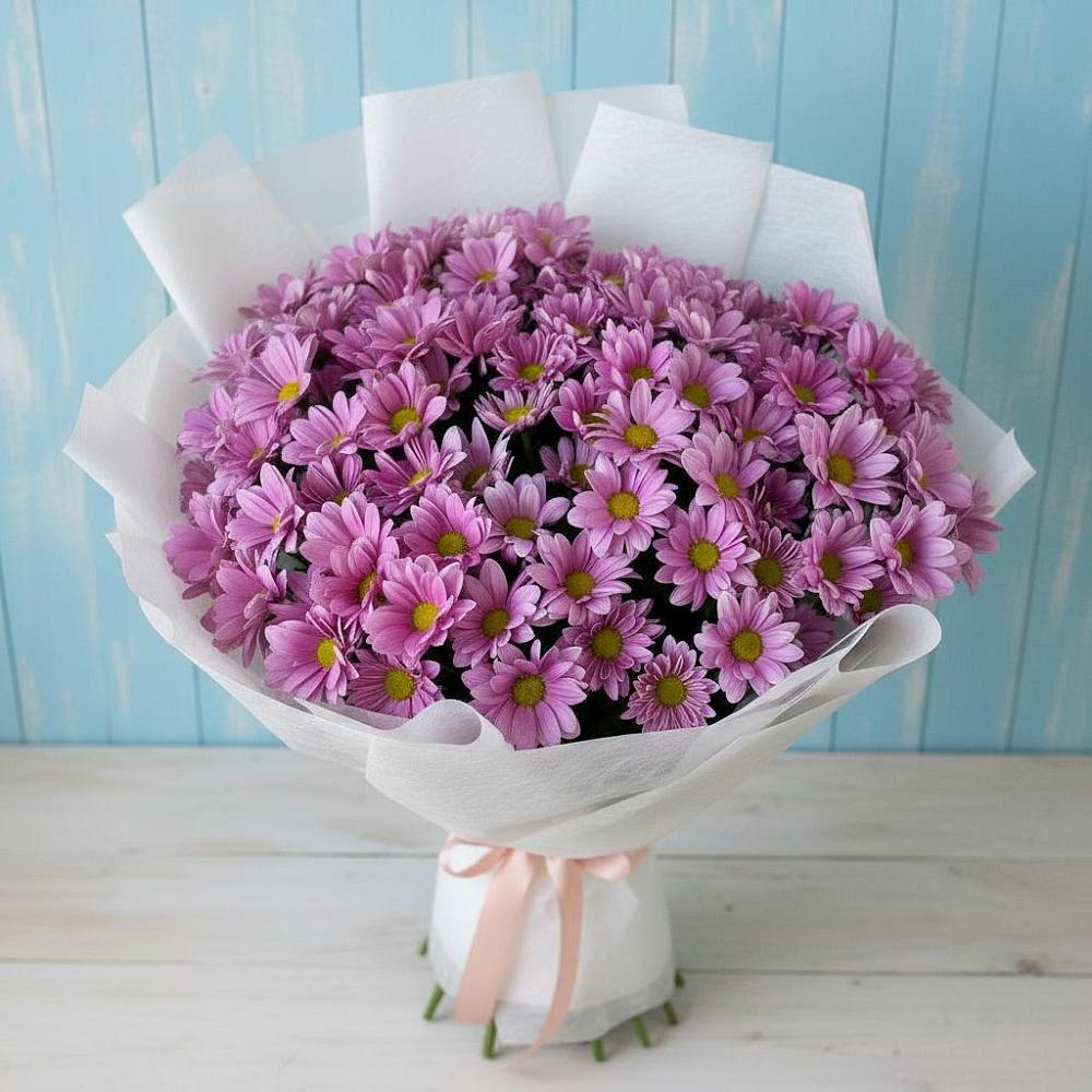 Букет цветов из: Хризантемы в Новоржеве