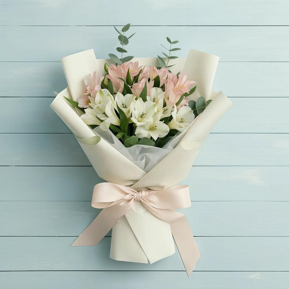 Букет цветов из: Альстромерии в Новоржеве