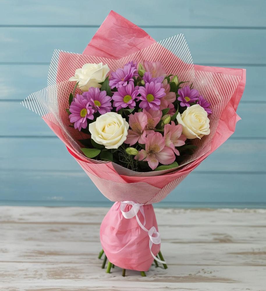 Букет цветов из: Герберы в Новоржеве